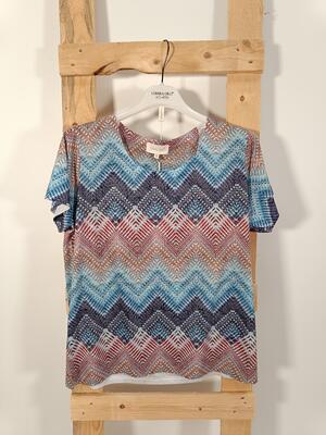 TSHIRT CONFORMATA DONNA M/M 7033LEAF1 370 Tellini S.r.l. Wholesale Clothing